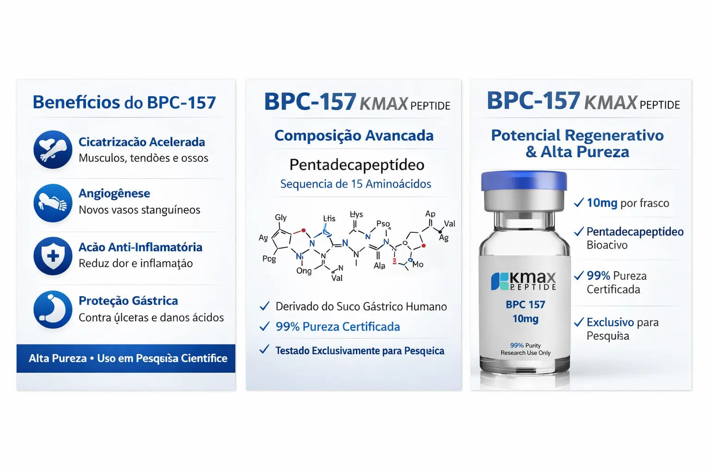 BPC 157 - 10mg KMAX PEPTIDEOS
