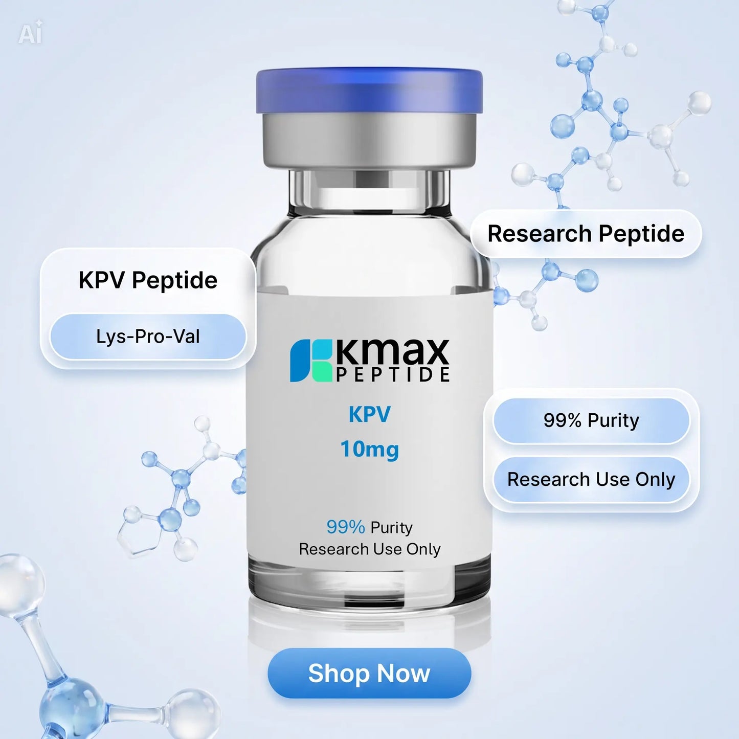 KPV - 10 mg KMAX PEPTIDEOS